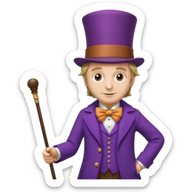 willy wonka sticker