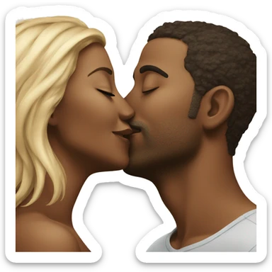 Kissing  sticker