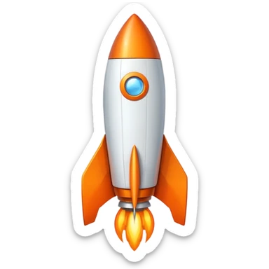 Rocket Countdown sticker