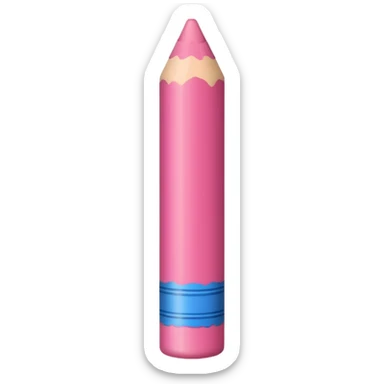 Pink crayola crayon 🖍️  sticker