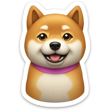 Shiba dog mad sticker