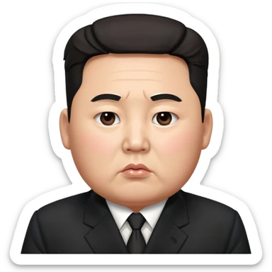 Kim Jong Un sticker
