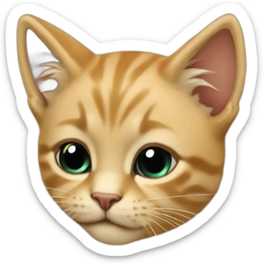 Chaton qui voit de l'alcool sticker