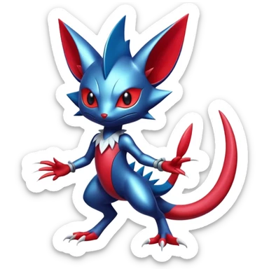 Shiny Exotic Bisharp-Sneasel-Weavile-Scizor-Hybrid-Creature sticker