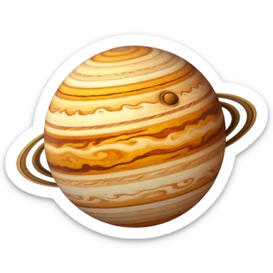 Make a Jupiter emoji sticker