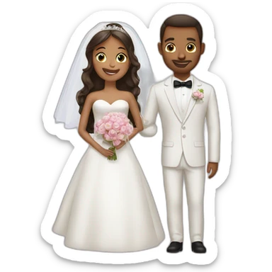 Wedding sticker