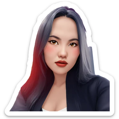 intimate gaze between lovers sticker