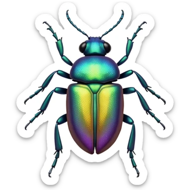 Beetle sticker