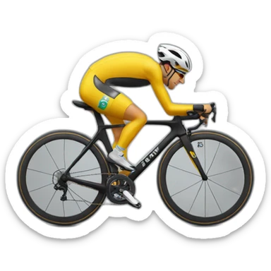 #1 cyclist in Belgium sticker