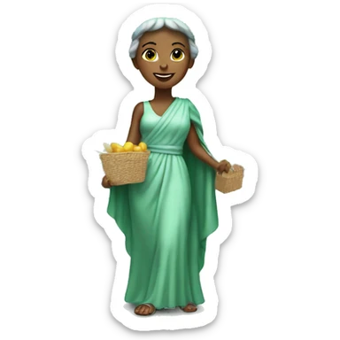 lady liberty shopping sticker
