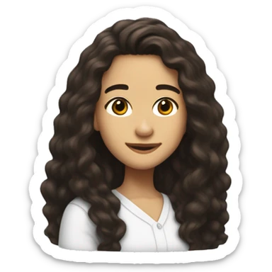 Olivia Rodrigo with Bob Ross hair sticker