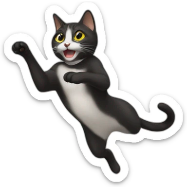 Cat dive thaï sticker