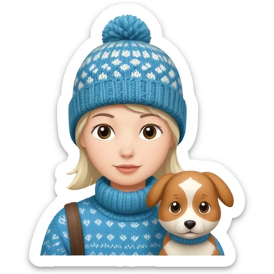Winter Beanie Pet sticker