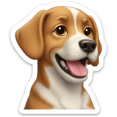 dog-happy sticker