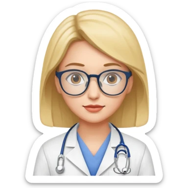 medicine worker analyst sticker
