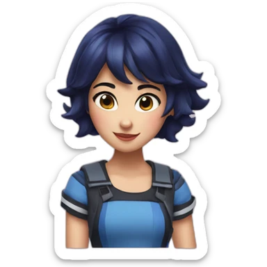 Miraculous marinette sticker
