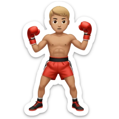 Kickboxing sticker
