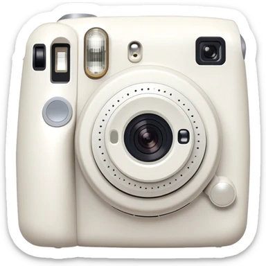 white camera instax mini sticker