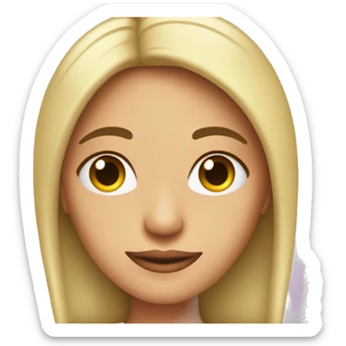 EMOJI DE CUAMPLEAÑERA CON OJOS DE DIERO sticker