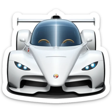 Car f1 branco sticker