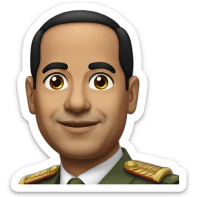 Abdel fattah el sisi sticker