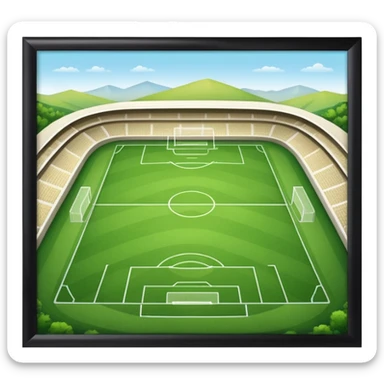soccer stadium sticker