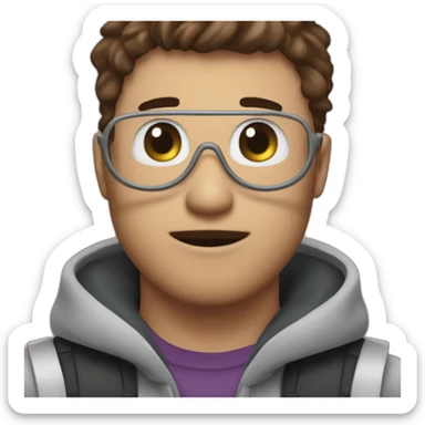 among us crewmate saying haha among us sticker