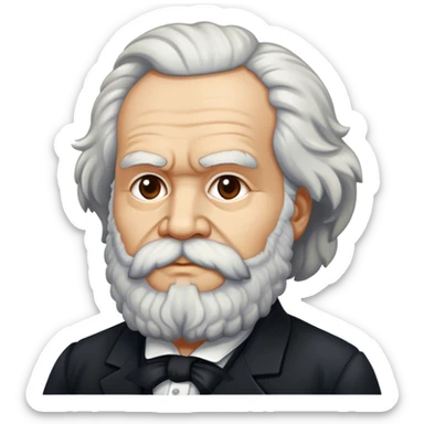 karl marx sticker
