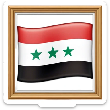 New syrian flag sticker
