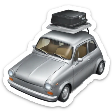 stanced silver hatch back var sticker