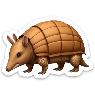 ARMADILLO LEFT sticker