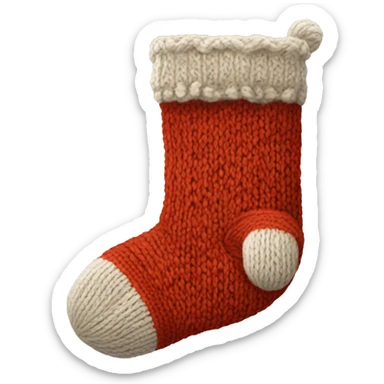 Knit Stocking sticker