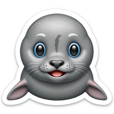emoji de foca sticker