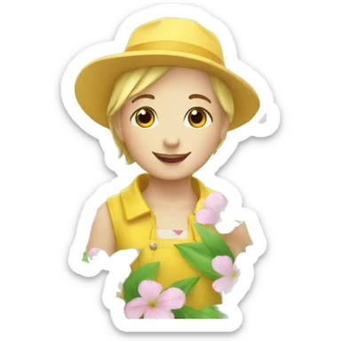 Bienvenue le printemps  sticker