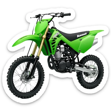 une Kawasaki KX 85  sticker