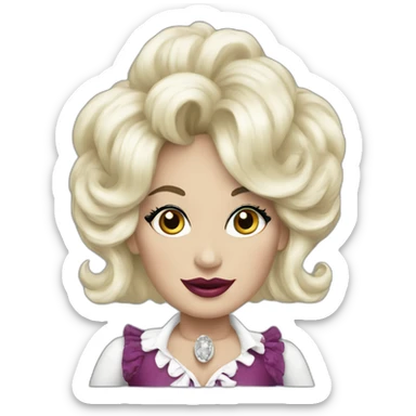 Dolly Parton halloween sticker
