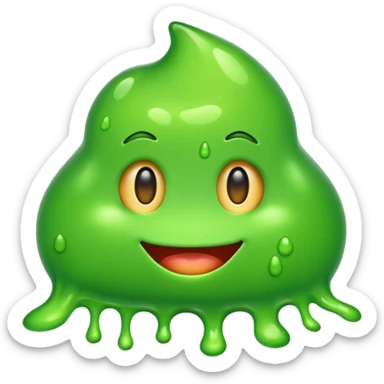 slime me out emoji sticker