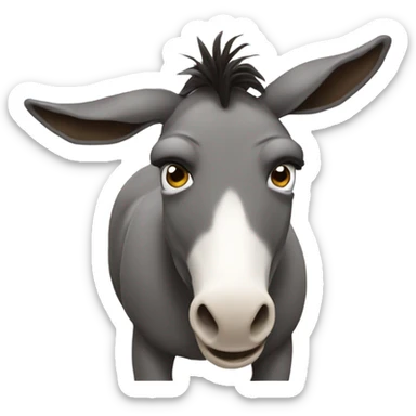 Donkey farts sticker