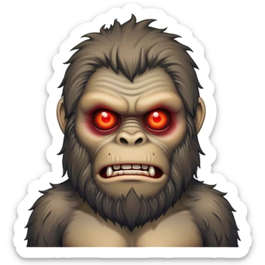 hill billy bigfoot on meth  sticker