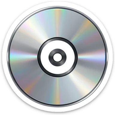 CD disk sticker