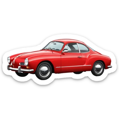 vw karmann ghia sticker