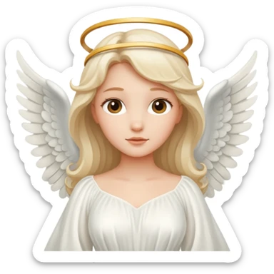 Good night dreamy pretty angel sticker