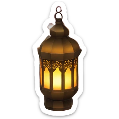 colorful moroccan lantern  sticker
