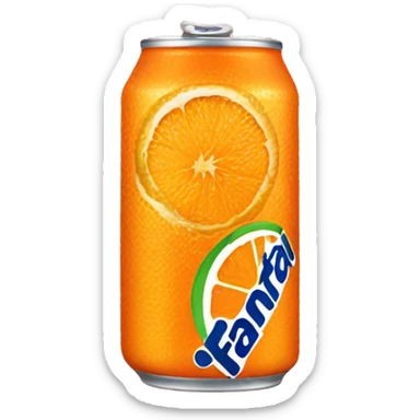 Orange Fanta  sticker