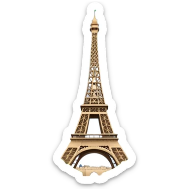 creer un emoji représentant la tour eiffel francais à paris sticker