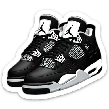 Jordan 4 oreo sticker