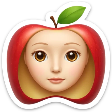 A premium expensive looking minimalist AI app icon in a clean Apple inspired design style. Showing human-like AI face, warm, calm and friendly, not robotic, not technical. Call Agent Color exactly #DDFF6B Soft human AI face with a listening, 
welcoming expression, minimal facial lines, calm eyes. sticker