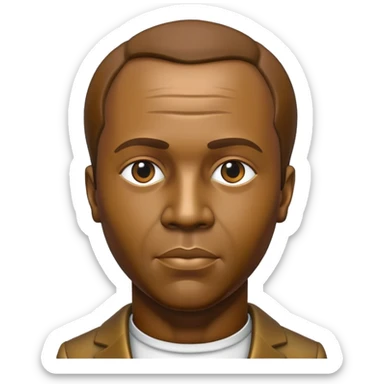 Bronze statue of Frantz Fanon sticker