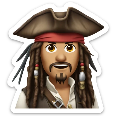 Jack sparrow  sticker