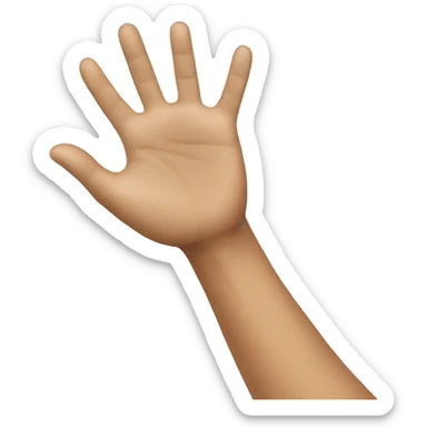hand wave sticker